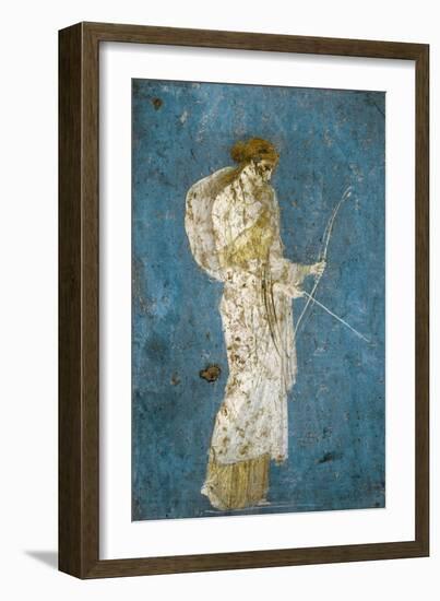 Roman Fresco of Diana with Her Bow and Arrow-null-Framed Giclee Print