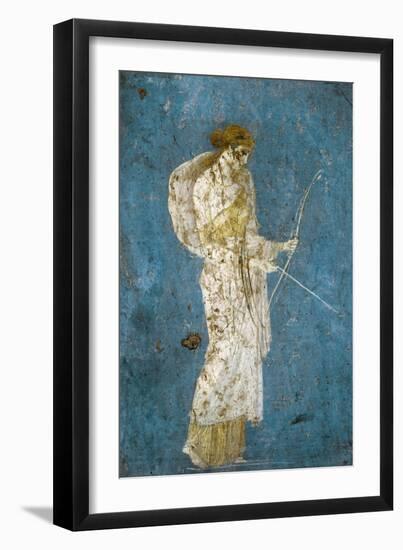 Roman Fresco of Diana with Her Bow and Arrow-null-Framed Giclee Print