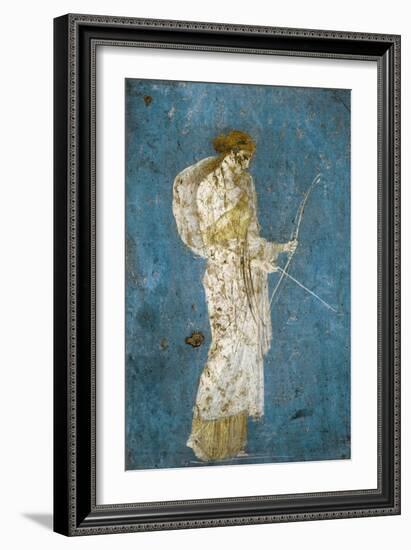 Roman Fresco of Diana with Her Bow and Arrow-null-Framed Giclee Print