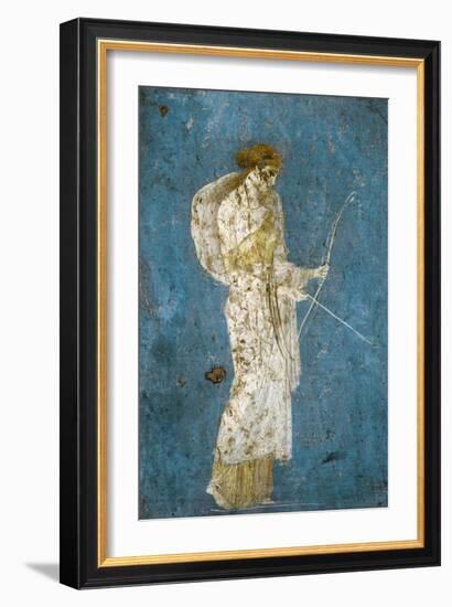 Roman Fresco of Diana with Her Bow and Arrow-null-Framed Giclee Print