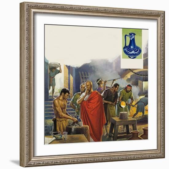 Roman Glass Factory-Severino Baraldi-Framed Giclee Print