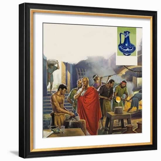 Roman Glass Factory-Severino Baraldi-Framed Giclee Print