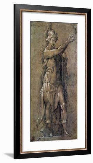 Roman God Mars-Crespi-Framed Art Print