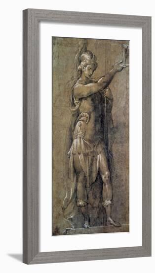 Roman God Mars-Crespi-Framed Art Print