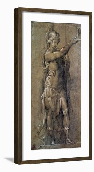 Roman God Mars-Crespi-Framed Art Print