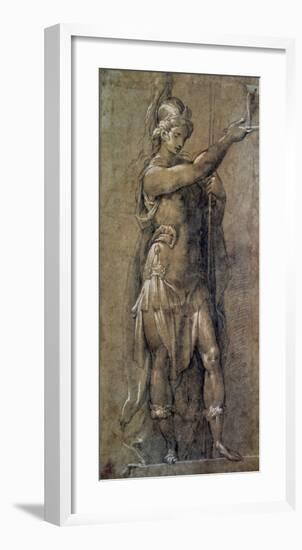 Roman God Mars-Crespi-Framed Art Print