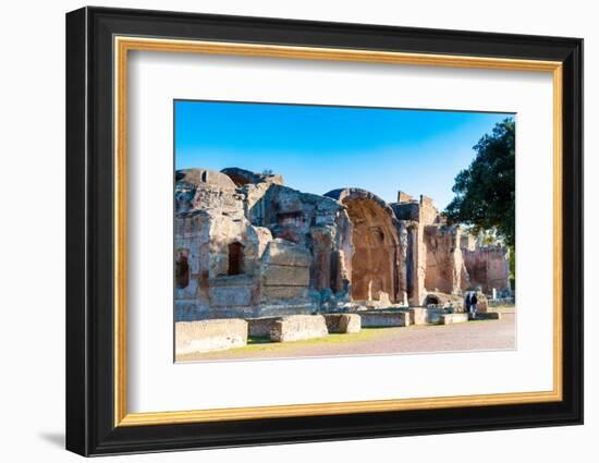 Roman Great Baths, Hadrian's Villa, Tivoli, Province of Rome-Nico Tondini-Framed Photographic Print