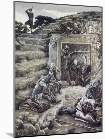 Roman Guards at the Tomb-James Tissot-Mounted Giclee Print
