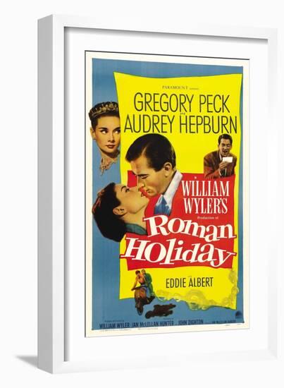 Roman Holiday, 1953, Directed by William Wyler-null-Framed Giclee Print