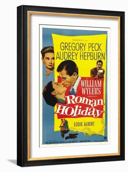 Roman Holiday, 1953, Directed by William Wyler-null-Framed Giclee Print