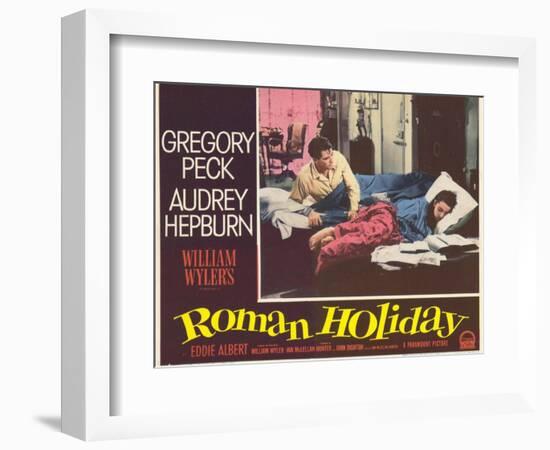 Roman Holiday, 1953-null-Framed Premium Giclee Print