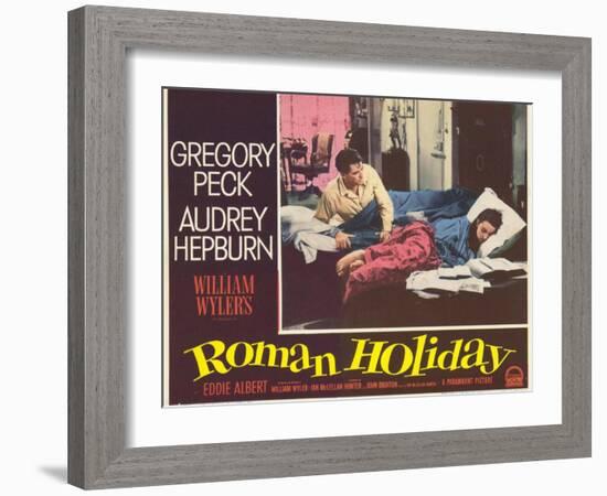 Roman Holiday, 1953-null-Framed Art Print