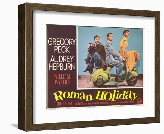 Roman Holiday, 1953-null-Framed Art Print