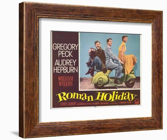 Roman Holiday, 1953-null-Framed Art Print