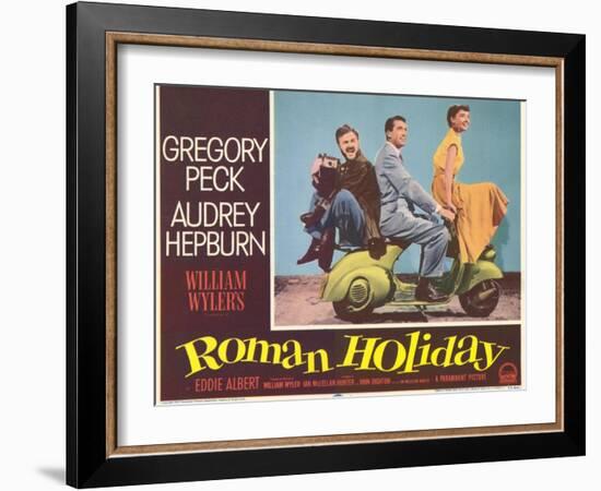 Roman Holiday, 1953-null-Framed Art Print