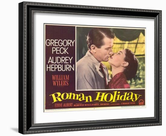 Roman Holiday, 1953-null-Framed Art Print