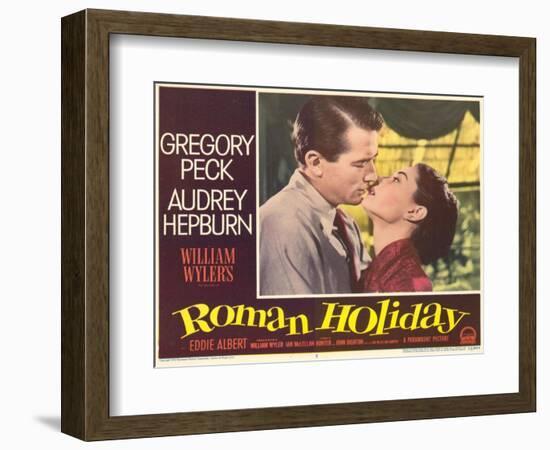 Roman Holiday, 1953-null-Framed Art Print