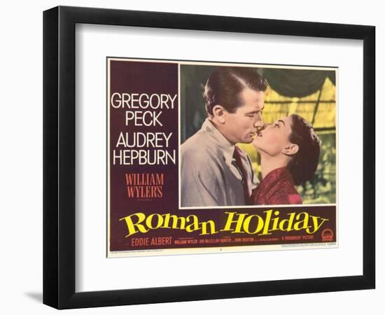 Roman Holiday, 1953-null-Framed Art Print