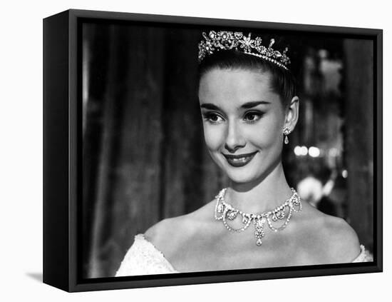 Roman Holiday, Audrey Hepburn, 1953-null-Framed Stretched Canvas