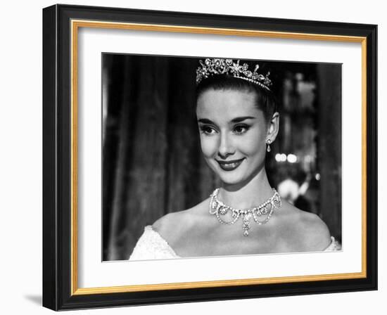 Roman Holiday, Audrey Hepburn, 1953-null-Framed Photo