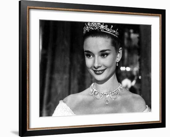 Roman Holiday, Audrey Hepburn, 1953-null-Framed Photo