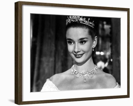 Roman Holiday, Audrey Hepburn, 1953-null-Framed Photo