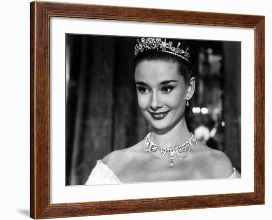 Roman Holiday, Audrey Hepburn, 1953-null-Framed Photo