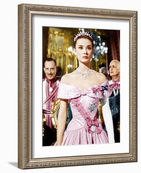 ROMAN HOLIDAY, Audrey Hepburn, 1953-null-Framed Photo