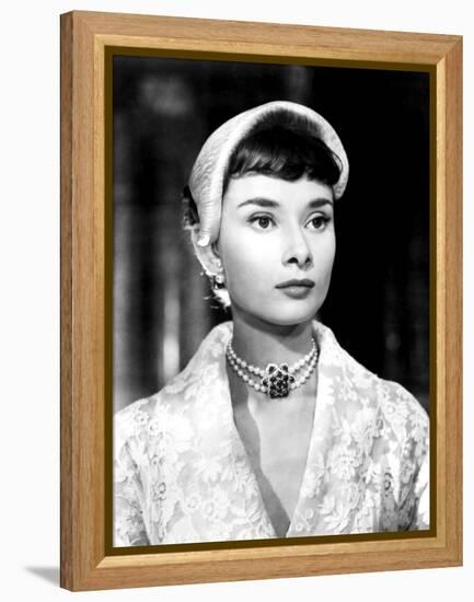 Roman Holiday, Audrey Hepburn, 1953-null-Framed Stretched Canvas