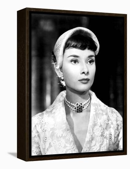 Roman Holiday, Audrey Hepburn, 1953-null-Framed Stretched Canvas