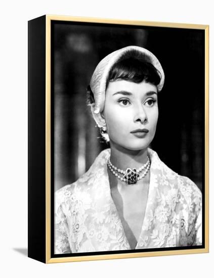 Roman Holiday, Audrey Hepburn, 1953-null-Framed Stretched Canvas