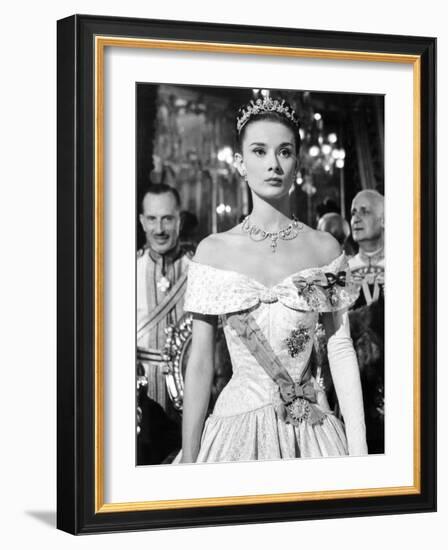 Roman Holiday, Audrey Hepburn, 1953-null-Framed Photo