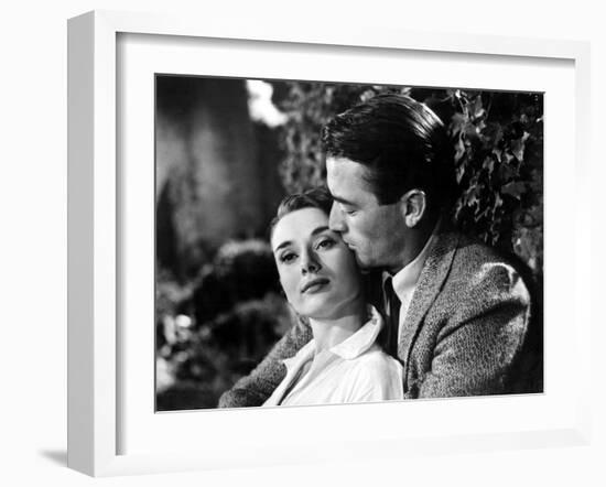 Roman Holiday, Audrey Hepburn, Gregory Peck, 1953-null-Framed Premium Photographic Print