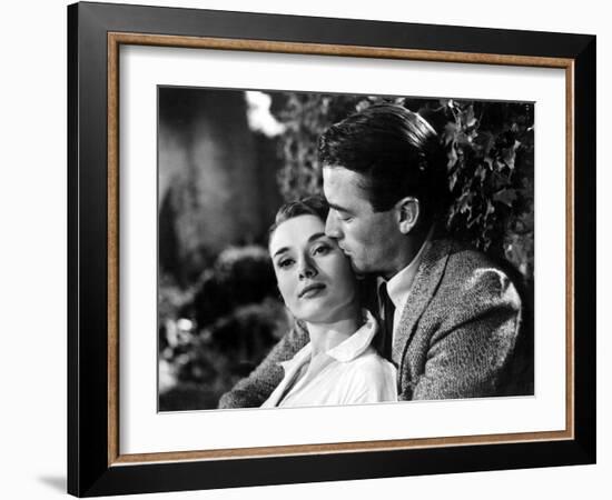 Roman Holiday, Audrey Hepburn, Gregory Peck, 1953-null-Framed Photo