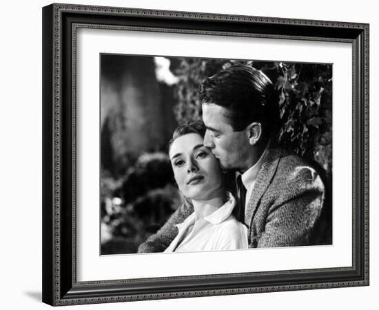 Roman Holiday, Audrey Hepburn, Gregory Peck, 1953-null-Framed Photo