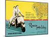 Roman Holiday, British Re-Release Poster Art, 1953-null-Mounted Art Print