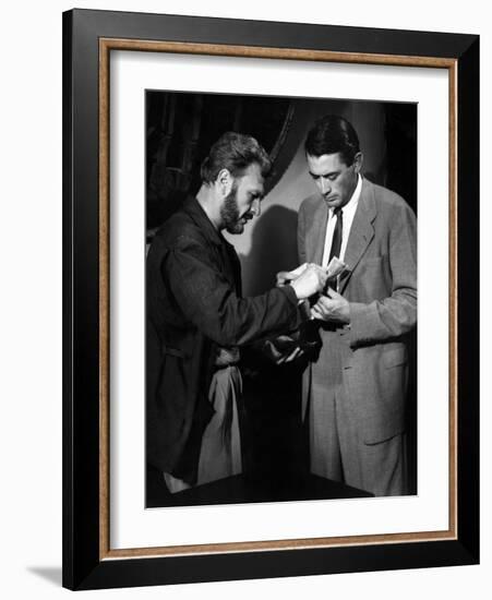 Roman Holiday, Eddie Albert, Gregory Peck, 1953-null-Framed Photo