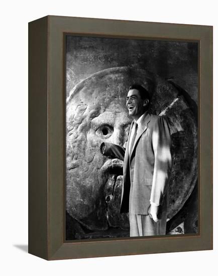 Roman Holiday, Gregory Peck, 1953-null-Framed Stretched Canvas