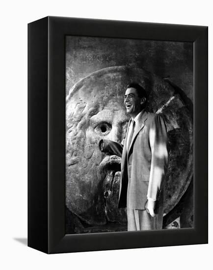 Roman Holiday, Gregory Peck, 1953-null-Framed Stretched Canvas