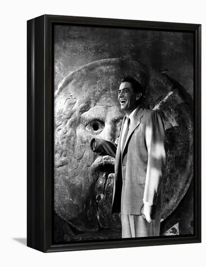 Roman Holiday, Gregory Peck, 1953-null-Framed Stretched Canvas