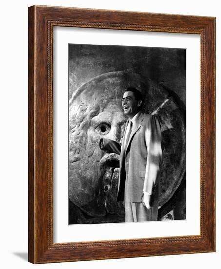 Roman Holiday, Gregory Peck, 1953-null-Framed Photo