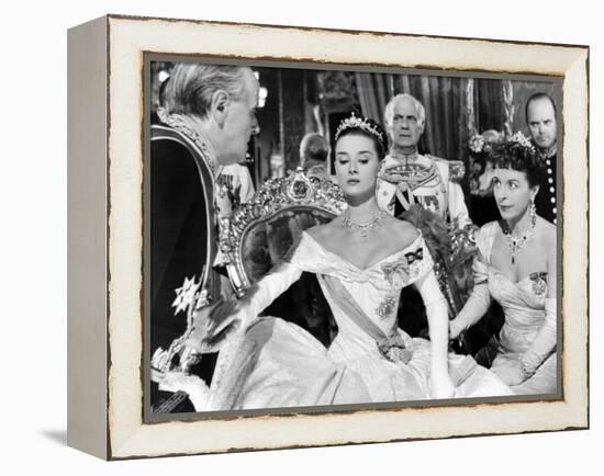 Roman Holiday, Harcourt Williams, Audrey Hepburn, Margaret Rawlings, 1953-null-Framed Stretched Canvas