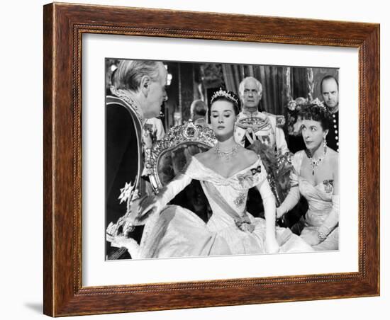 Roman Holiday, Harcourt Williams, Audrey Hepburn, Margaret Rawlings, 1953-null-Framed Photo