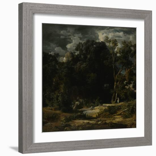 Roman Landscape, 1852-Arnold Böcklin-Framed Giclee Print