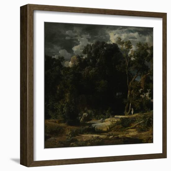 Roman Landscape, 1852-Arnold Böcklin-Framed Giclee Print