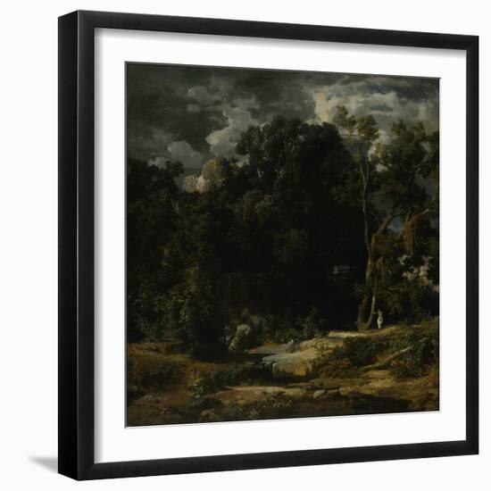 Roman Landscape, 1852-Arnold Böcklin-Framed Giclee Print