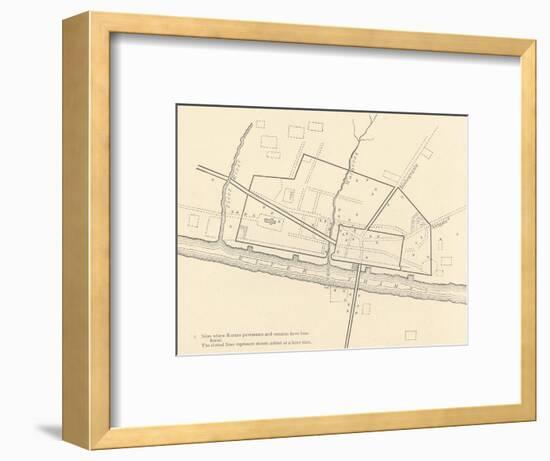 'Roman London', 1908-Unknown-Framed Giclee Print