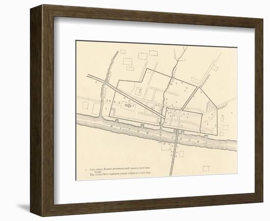 'Roman London', 1908-Unknown-Framed Giclee Print