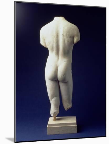 Roman Male Torso of a Youthful Figure, after a Polyclitan Bronze Original of the 5th Century BC-null-Mounted Giclee Print