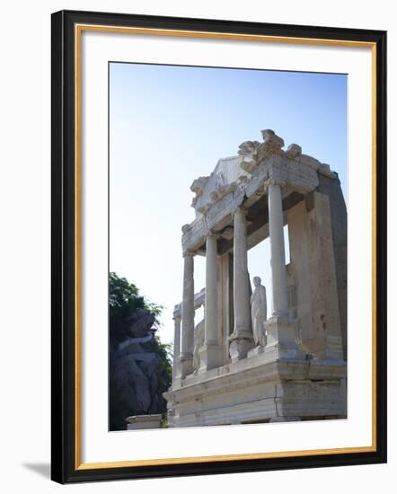 Roman Marble Amphitheatre Built in the 2nd Century, Plovdiv, Bulgaria, Europe-Dallas & John Heaton-Framed Photographic Print